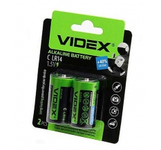 Батарейки Videx LR14 блистер