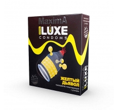 Презервативы Luxe Maxima Желтый дьявол