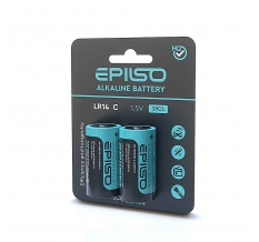 Батарейки  EPILSO LR14 Alkaline блистер 2шт 1*12