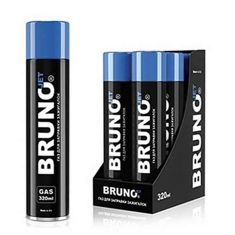 Газ для зажигалок BRUNO 300 мл 1*8*120