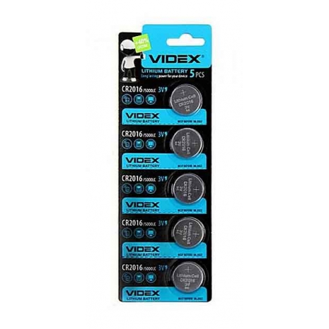Батарейки Videx CR2016 BL-5 Lithium0